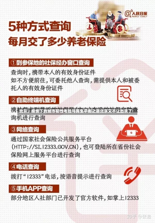 北京，疫情下的城市韧性考验与民生平衡之道北京又不让出京了-第2张图片