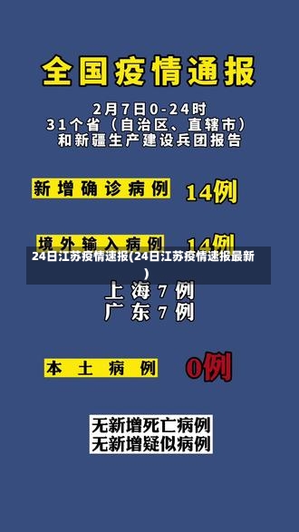24日江苏疫情速报(24日江苏疫情速报最新)-第1张图片